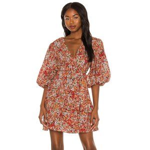 Minkpink Gabae Wrap Mini Dress Multi